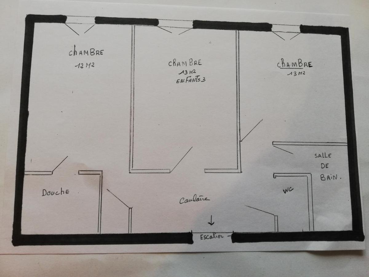 La Haye Georget Acomodação com café da manhã Feneu Exterior foto
